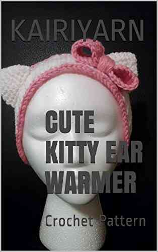 Cute Kitty Ear Warmer: Crochet Pattern
