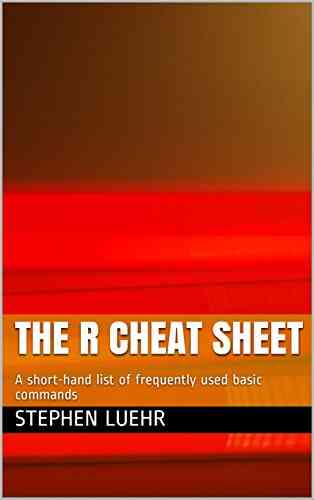 The R Cheat Sheet: A Short Hand List Of Frequently Used Basic Commands