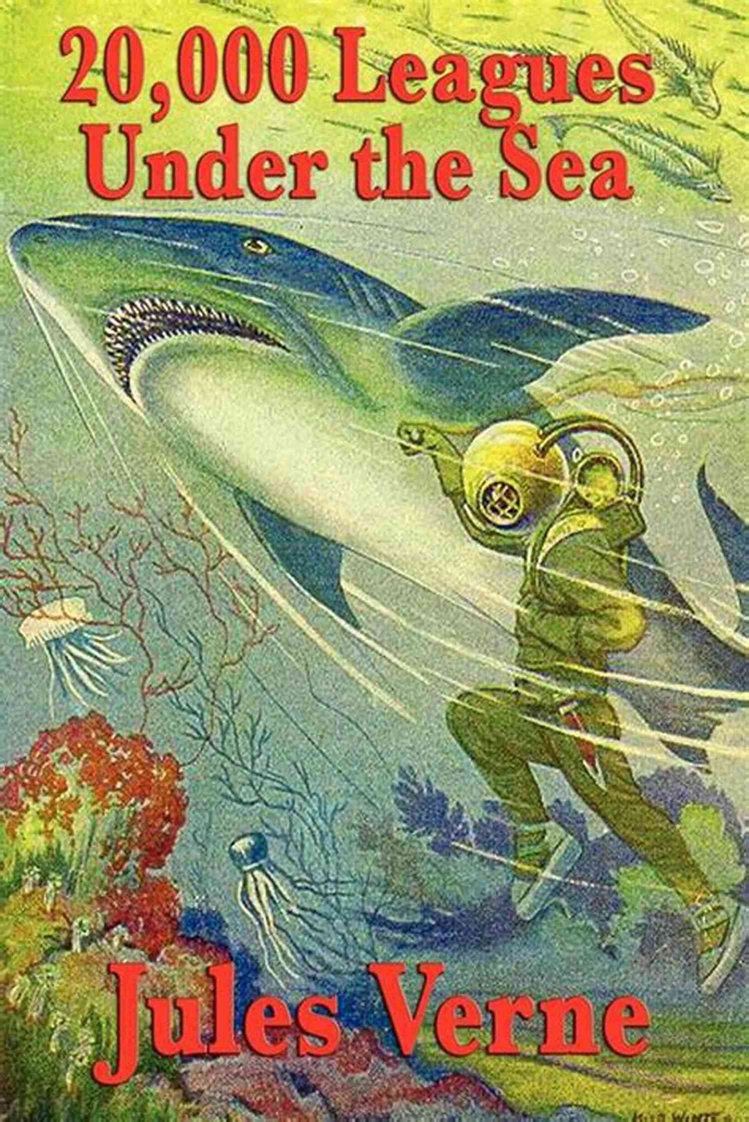 20,000 Leagues Under The Sea Front Cover 20 000 Leagues Under The Sea Jules Verne