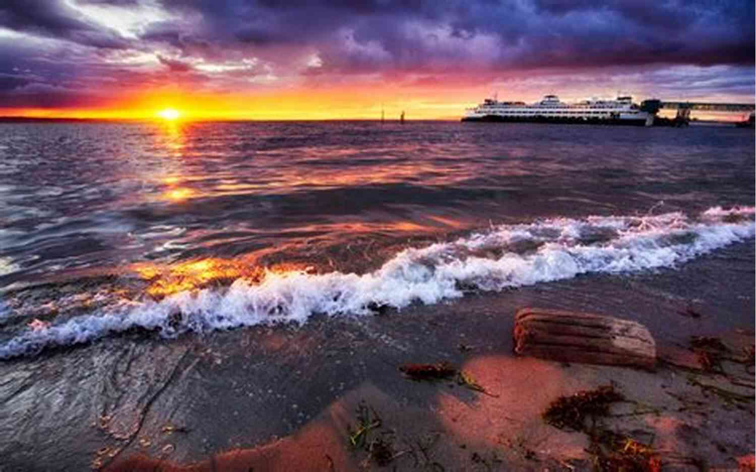Beautiful Beach Sunset Starting Over (Coastal Holiday 2)