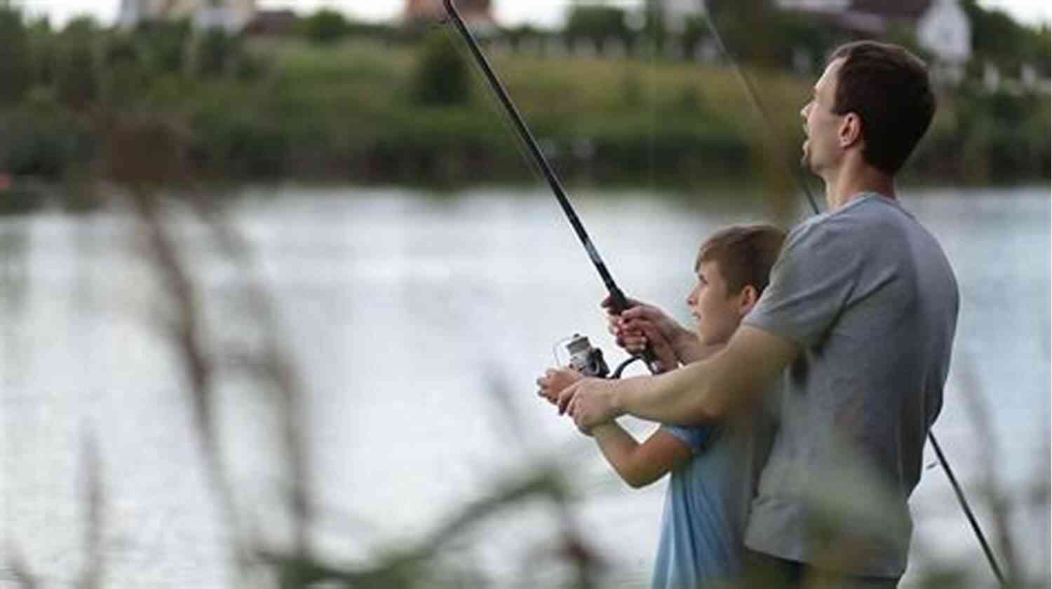 Father And Son Fishing Fishing Days With Dad William McCurrach