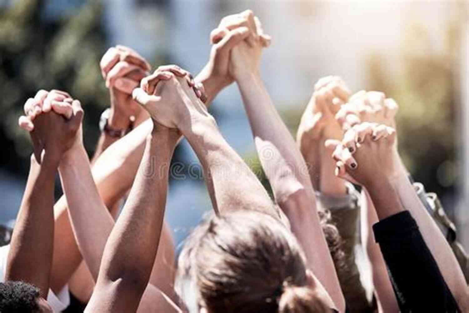Group Of People Uniting For A Cause Don T They Know We Re On Their Side?