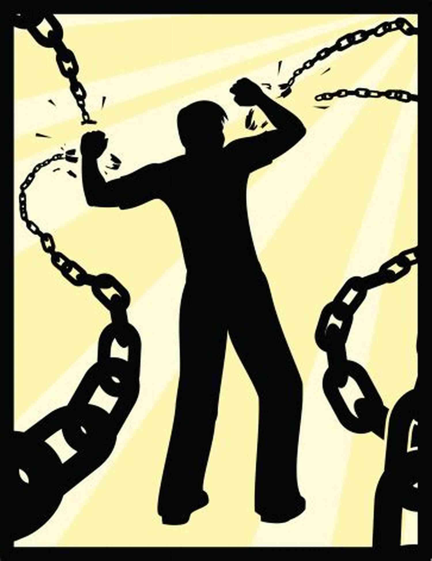 Illustration Of A Person Breaking Free From Chains The Spiritual Meaning Of Freedom