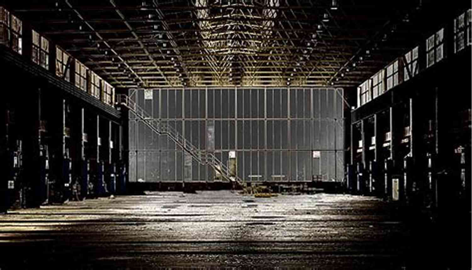 Image Of A Hidden Warehouse With Dim Lights And Shadows Virgil Tibbs And The Cocktail Napkin