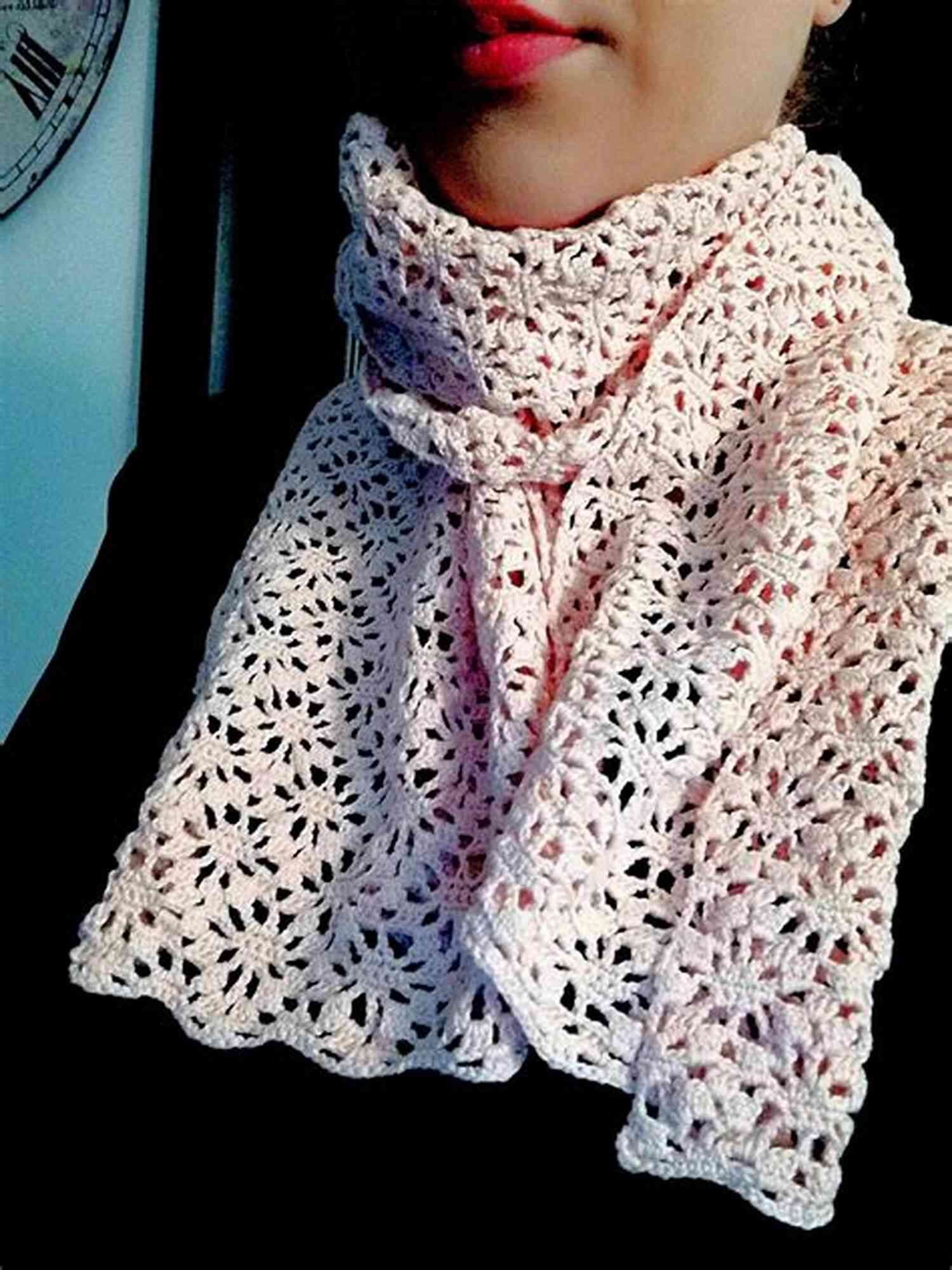 Lace Scarf Crochet Pattern Easy Hat Scarf And Neck Warmer Crochet Patterns In 4 Sizes: Baby To Teen/Adult