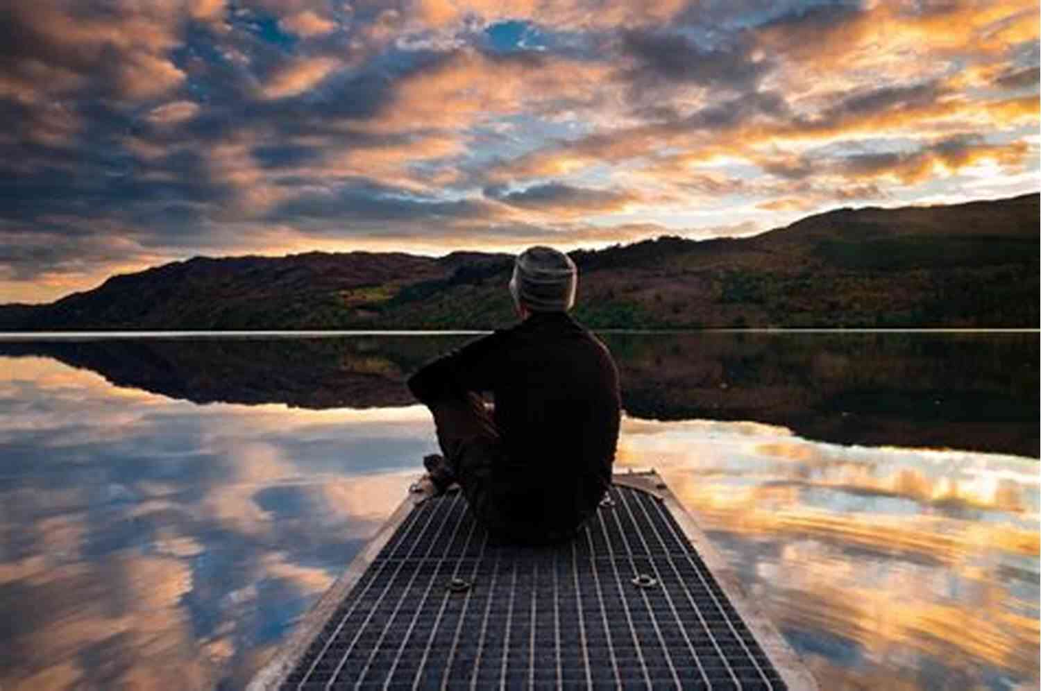 Person Sitting By The Lake, Lost In Thought But Where Did I Go Wrong ?