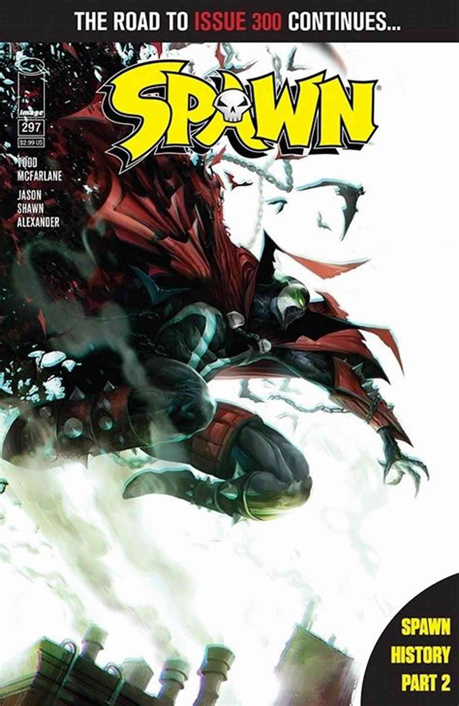 Spawn Issue 297 Cover Spawn #297 Todd McFarlane