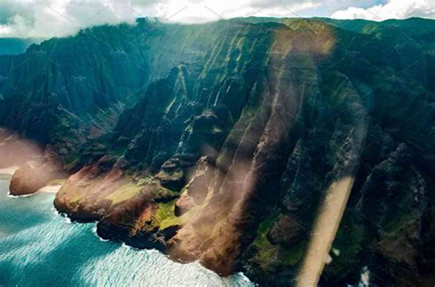 Stunning Aerial View Of Hawaii's Lush Greenery And Turquoise Waters Starting Over (Coastal Holiday 1)
