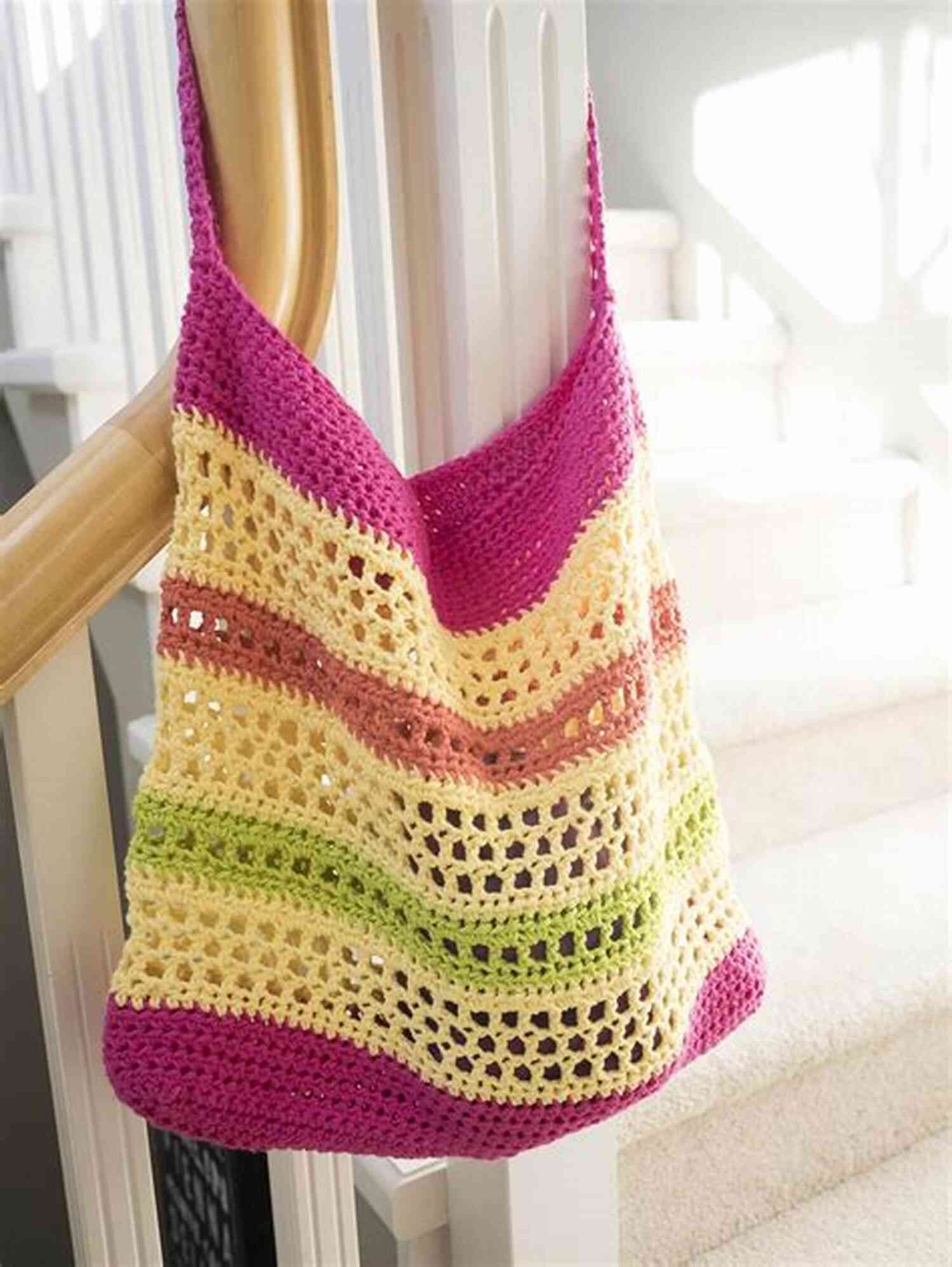 Summer Tote Crochet Shopping Bag Pattern Summer Tote Crochet Shopping Bag Pattern: Crochet Pattern