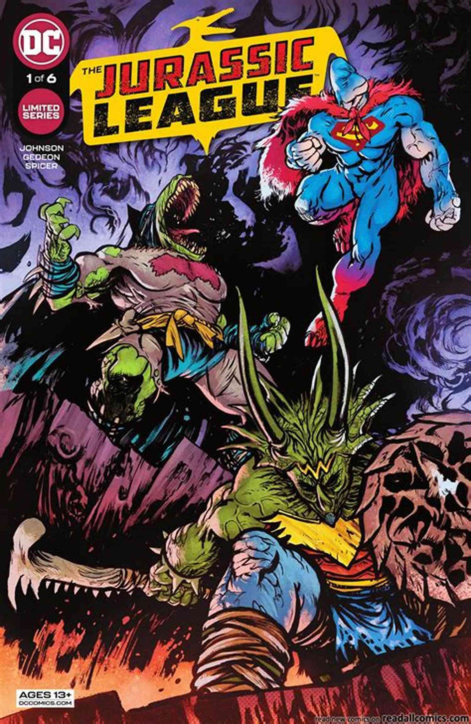 The Jurassic League 2022 Artwork The Jurassic League (2022 ) #1 Daniel Warren Johnson