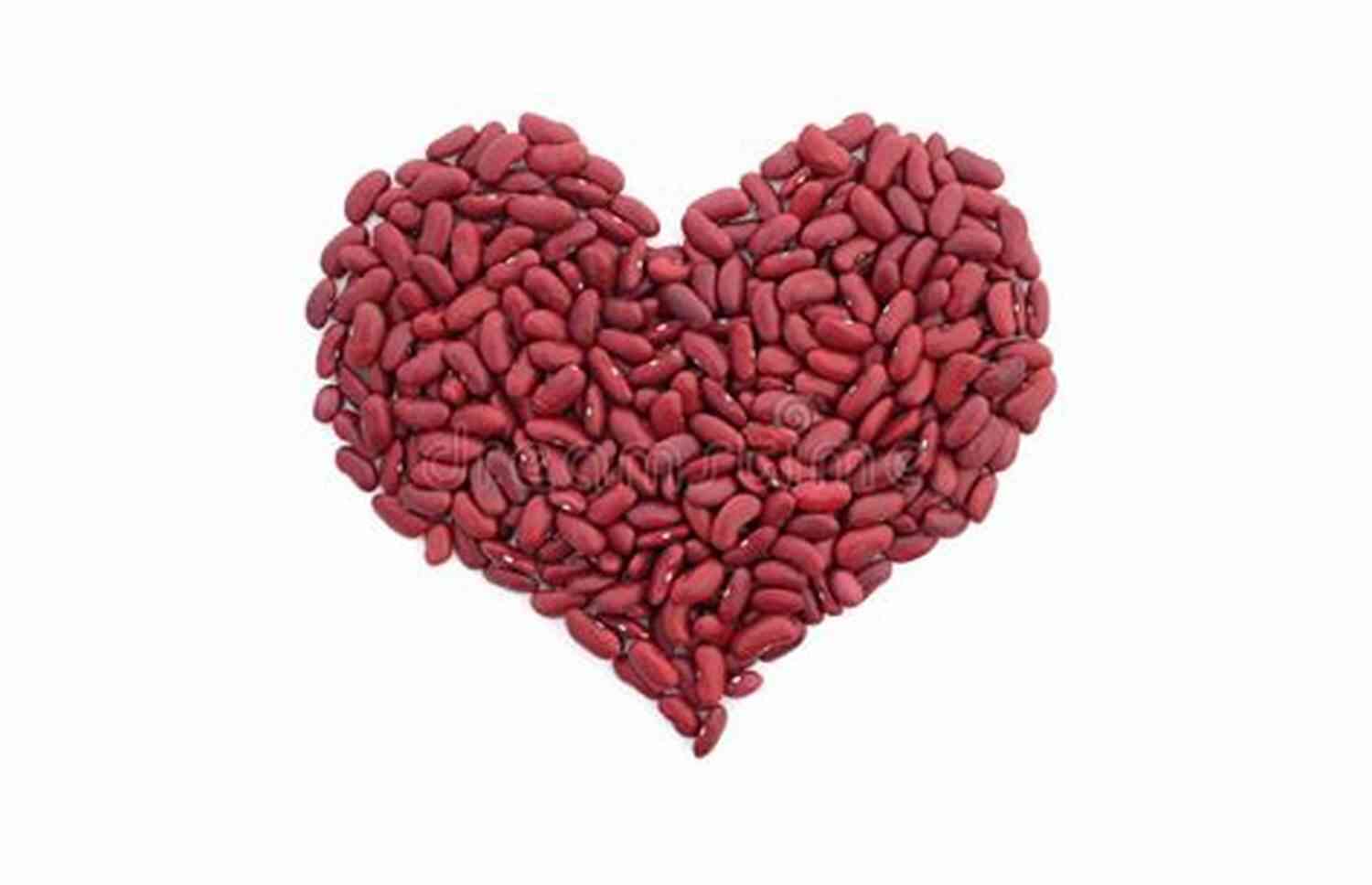 Red Kidney Beans Image In Heart Shape Kidney Bean: A Love Story